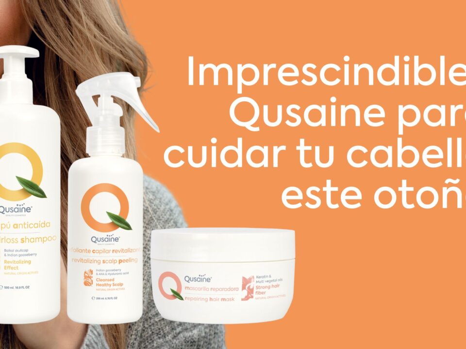 Productos Qusaine para cuidar tu cabello en otoño